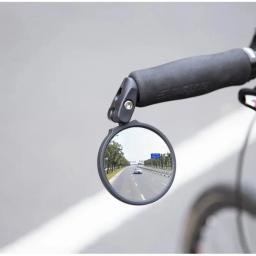 Espelho retrovisor de segurança para bicicleta, espelho ajustável, inquebrável, segurança para corrida, estrada, guidão, bicicleta - Image 1