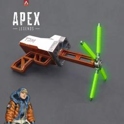 Anime japonês Katana Espada Faca, Leitor de Energia Luminosa, Jogo Real, Chaveiro para Meninos, Presente Toy, Apex Legend, Wattson, Heirloom, 13cm - Image 5