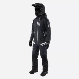 Macacão para homens de uma peça casca dura terno de esqui dentro de algodão manter quente capuz casaco à prova dwaterproof água ourdoor esporte roupas de inverno conjunto - Image 3