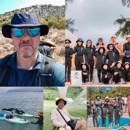 Cap de praia e surf, chapéu de malha respirável, upf50 +, para pesca ao ar livre, chapéu de balde ajustável, esporte aquático - Image 4