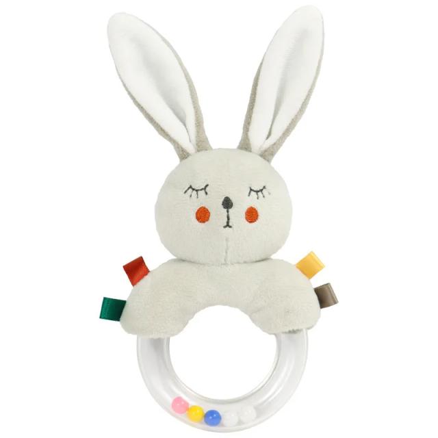 Conjunto Confortável de Acessórios para Bebês: Boneca Ursinho, Toalha, Lenços Umedecidos, Cobertor e Brinquedo Coelho.