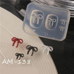 Molde silicone para arte unhas, estilo balé, laço 3d, escultura silicone, acrílico, uv, arte unhas, molde faça - Image 4
