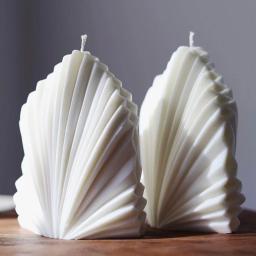 Coral Molde De Silicone para Fabricação De Velas, Arte Moldes De Resina, Pêra Listrada, Vieira Sabão Artesanato, DIY Vela Aromática, Decoração De Casa - Image 1