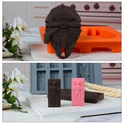 3D Cartoon Silicone Mold para cozimento, Ice Cube Sabonetes, Forma de gesso, Molde de gesso para Star War Fãs, Chocolate, Gummy, Candy, Jello - Image 4