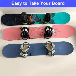 Rack de parede para wakeboards, skate, snowboard, pranchas de surf, kiteboards, 2PCs - Image 3