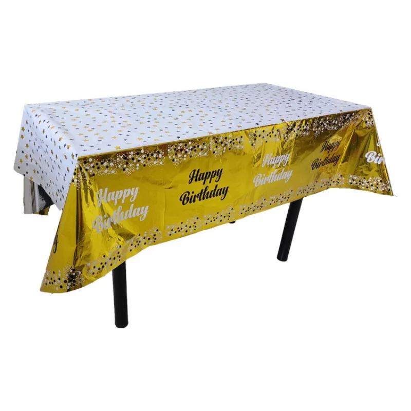 toalha de mesa descartável, adequada para reuniões de festas, decoração de festas de aniversário, especial à prova de óleo, à prova d'água - Image 1