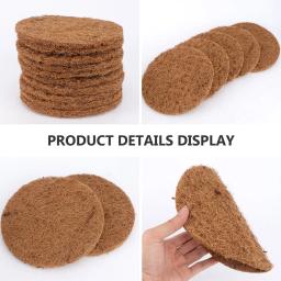 Pet Litter Pigeon House Pad, Vasos, Ninho de Ovo, aves de reprodução, Natural Mat Supply, Coco Palm Silk, Papagaios, 10 pcs - Image 5