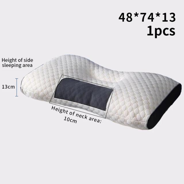 Almofada Ortopédica de Massagem de Fibra de Soja para Dormir, Alívio Cervical e Conforto em Casa 2022-2024