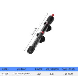 Aquecedor De Aquário Haste De Aquecimento Do Tanque De Peixes Termostato Submersível Externo Temp Controller Dispositivo Automático - Image 4