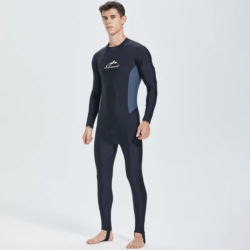 Fato de mergulho com proteção UV masculino, corpo inteiro, surf, caiaque, banho, licra, UPF50 +, secagem rápida, praia, natação, medusa, protetor de antirrupção - Image 1