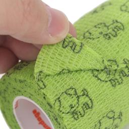 Auto-adesivo elástico bandagem para cão de estimação gato bandagem perna capa protetor cinta - Image 5