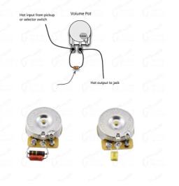 Treble Bleed Kit para acessórios de guitarra elétrica, Cap Capacitor, qualidade superior, desconto em estoque - Image 6