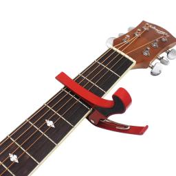Universal Guitar Capo Clamp, Clip Key Transparente, Metal Alloy, Capo para Acústico Clássico, Acessórios e Peças para Guitarra Elétrica - Image 6