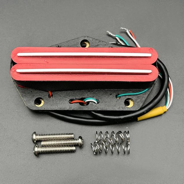 Peças de Guitarra Elétrica com Captadores Alnico 2 TL Style e Hot Rail Humucker, 4 Saídas, Bobina de 9K com Splitting