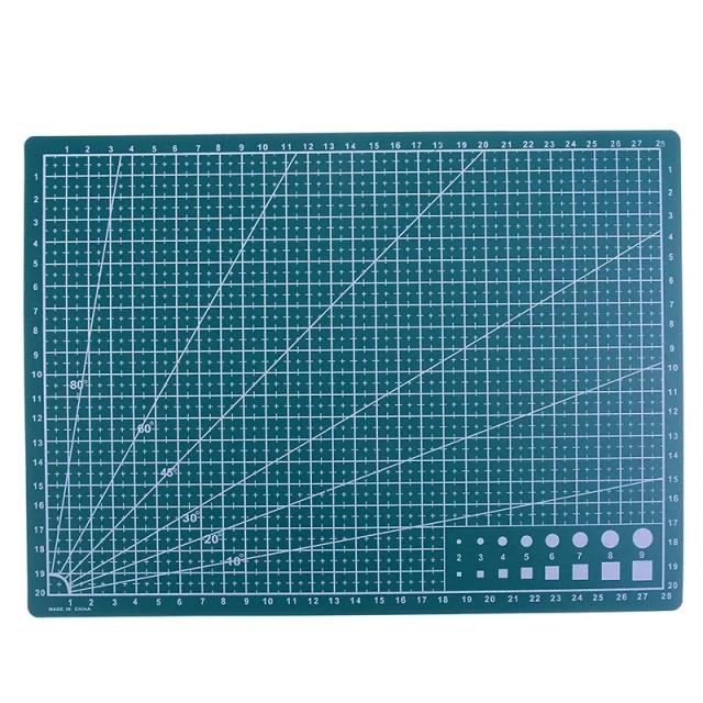 Tapete de Corte Auto-Cura A4 30x22 cm para Papel, Couro e Tecido - Ferramenta DIY para Madeira e Artesanato