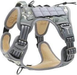 Coleira reflective para cães, ajustável, training, para treinamento de animais de estimação, colete de fácil controle, serviço militar, k - Image 1