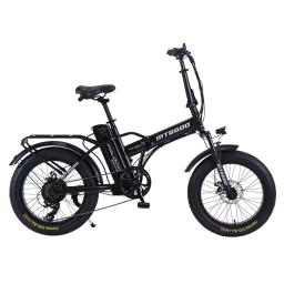 Bicicleta elétrica dobrável para adultos, longo alcance, bateria dupla, E-Bike, pneu gordo, moto, 20 em, 350W, 500W, 1000W - Image 3