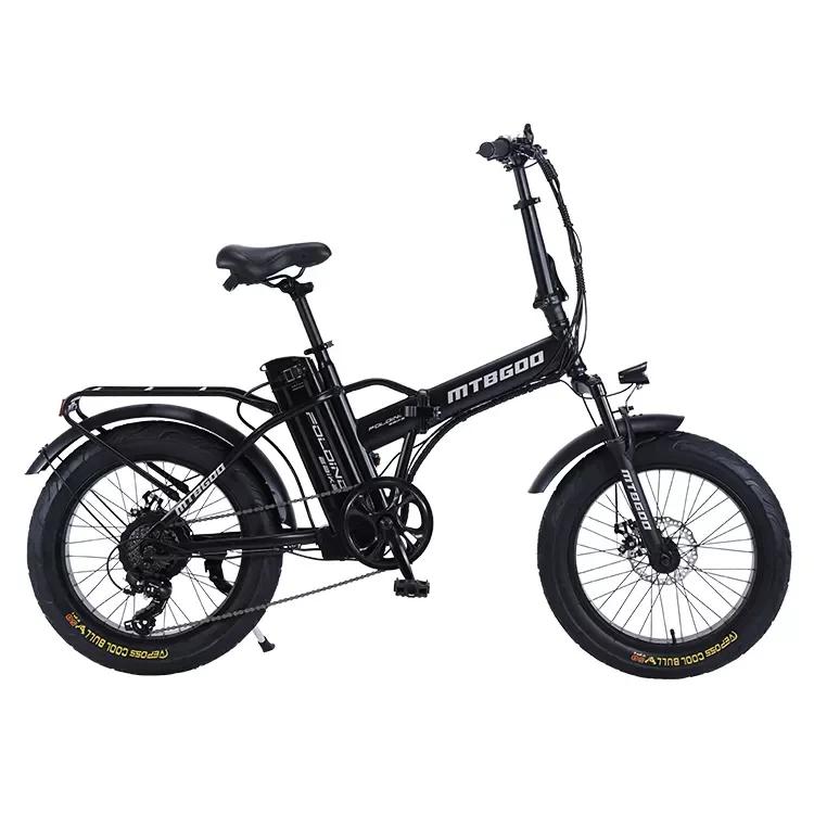 Bicicleta elétrica dobrável para adultos, longo alcance, bateria dupla, E-Bike, pneu gordo, moto, 20 em, 350W, 500W, 1000W - Image 1