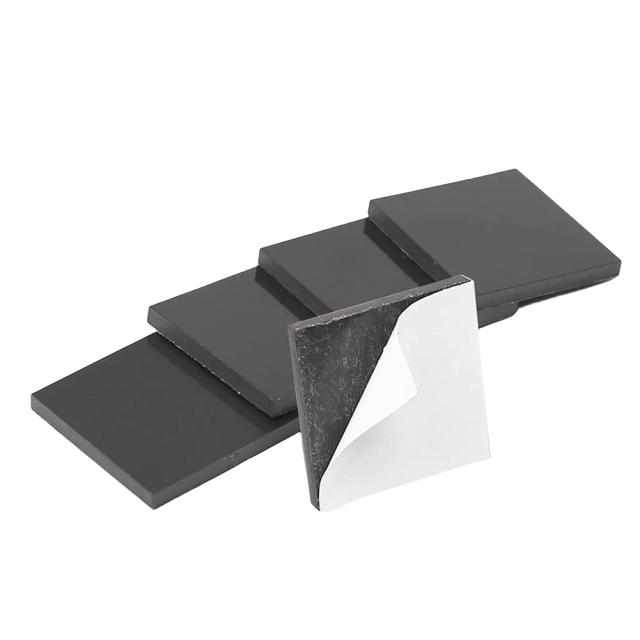 Tiras Magnéticas Adesivas Flexíveis para Geladeira - 110 Peças de Sticky Square Sheet para Artesanato DIY com Adesivo Forte