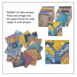 Pacote De Papel De Fundo Cardstock, Scrapbooking Bonito, Venda Quente, 24 Folhas de 12x12 em - Image 4