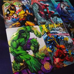 DIY Cartão Caseiro Coleção, Marvel Comics, Homem de Ferro, Thor, Steve Rogers, Presente de Natal e Aniversário, Brinquedos Jogo, Conjunto 9PC - Image 4
