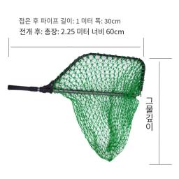 Rede De Pesca De Liga De Alumínio Grande, Fish Landing Hand Net, Pólo Telescópico Dobrável Dobrável, Equipamento De Pesca, 1m-2.25m - Image 6