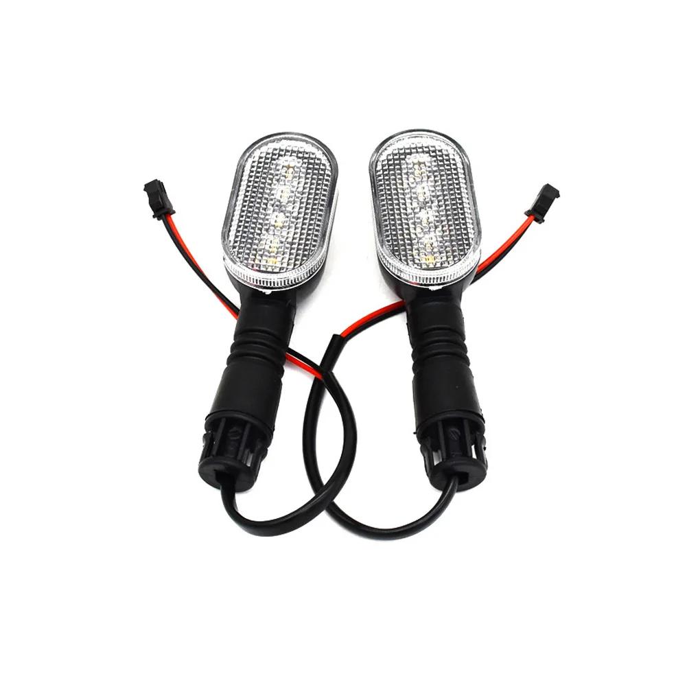 LED Turn Signal Light para bicicleta elétrica, lanterna de segurança, acessórios para veículos elétricos, ciclismo, motocicleta, E-bike, 36-72V, 1 par - Image 1