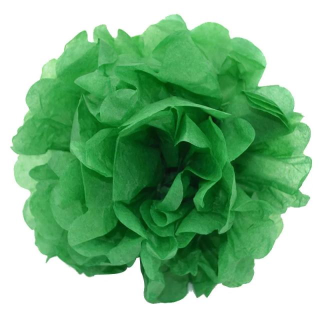 Conjunto de 5 Pompons de Papel de Tecido para Decoração: 10/15/20/25/30cm - Ideal para Casamentos e Festas DIY