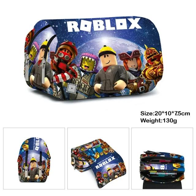 Mochila Cartoon Anime Kawaii para Escola Primária e Secundária - Perfeita para Fãs de ROBLOX