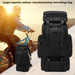 80l à prova dwaterproof água trekking pesca caça saco mochila ao ar livre grande esporte tático mochila caminhadas saco de acampamento - Image 3