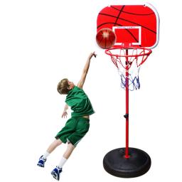 Mini cesta de basquete com bola e bomba portátil cesta de basquete conjunto indoor ao ar livre jogar para crianças - Image 4