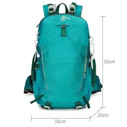 40l caminhadas ao ar livre acampamento mochila saco dos homens ao ar livre à prova dwaterproof água luz saco de escalada mulher ciclismo mochila com capa à prova dwaterproof água - Image 3