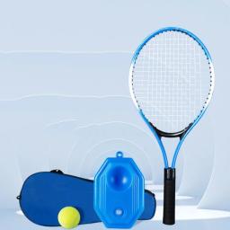 Conjunto de raquete de tênis absorvente para crianças, Raquetes portáteis individuais com bolsa de transporte, Rebound Lightweight Tennis Trainer - Image 5