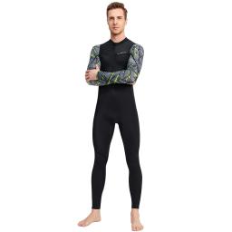 Roupas de mergulho à prova de frio com zíper para homens, manga comprida, protetor solar, equipamento elástico para esportes aquáticos - Image 3