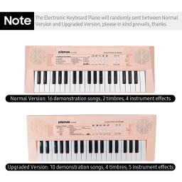 37 / 61 chaves preto teclado eletrônico digital instrumento musical de piano eletrônico teclado musical profissional synthesiz presentes - Image 6