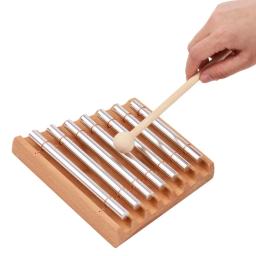 Sinos energia carrilhão instrumento percussão tubo som sinos mão para yoga, reunião e terapia som fácil - Image 3