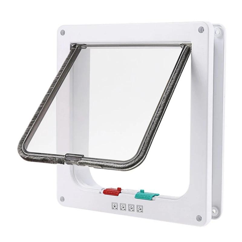 Plástico porta buraco para Pet segurança suprimentos, controle de acesso e direcional, gato e cães, 4 opções - Image 1