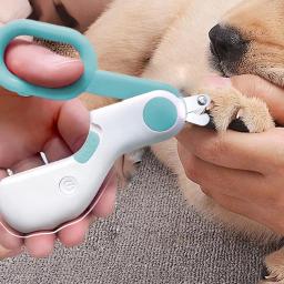 Profissional Electric Pet Nail Clippers, lixa de unhas, aparadores de garras, cortador de unhas com luzes LED, seguro - Image 3