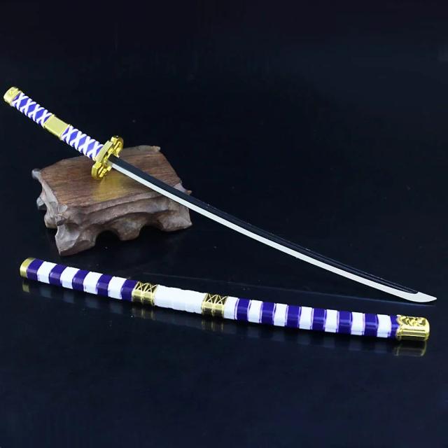 Espada Yama Katana do Anime Meito de Roronoa Zoro - Brinquedo Ideal para Meninos, Presente de 26cm