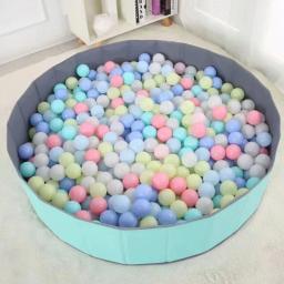100 pçs bola de esporte ao ar livre colorido água macia piscina oceano onda bola bebê eco-friendly estresse bola de ar tenda brinquedos para crianças - Image 4