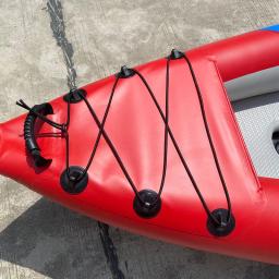 Caiaque inflável duplo escovado Solarmarine, canoa de competição, caiaques dobráveis de rafting, prancha de remo recreativa, bote de pesca - Image 2
