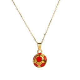 Colar Pingente de Futebol para Homens, World Cup Soccer Ball, Joias, Charme, Corrente de Aço Inoxidável, Colares para Amigos - Image 5