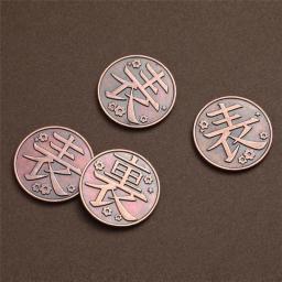 Metal Coleção Moedas, Anime Cosplay Prop, Tsuyuri Kanawo, Kochou Shinobu, Presentes - Image 1