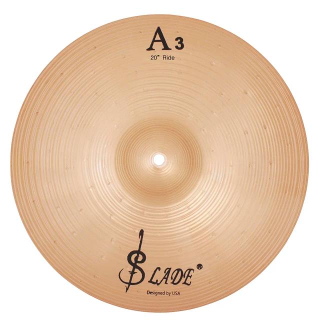 Kit de Pratos Hi-Hat SLADE para Músicos Iniciantes - Acessórios de Percussão com Crash de 8", 10" e 12"