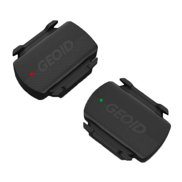 GEOIF CS600 Sensor inteligente de velocidade e cadência de ciclismo Bluetooth 5.0/ANT + Transmissão de modo duplo Sensor de velocidade de bicicleta à prova d'água
