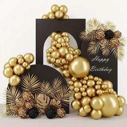 Balão dourado de 84 unidades, perfeito para festas temáticas de aniversários e muito mais! Presente de Natal Halloween para o Dia de Ação de Graças - Image 4