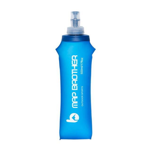 Garrafa Dobrável TPU Soft Flask para Esportes ao Ar Livre - Ideal para Camping, Corrida, Caminhadas e Bicicleta - Capacidade de 250ml e 500ml