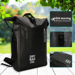 Impermeável Dry Bag Mochila para Caiaque, Roll Top Flutuante Outdoor Sack, Boating Sailing Rafting Camping, 25L - Image 2