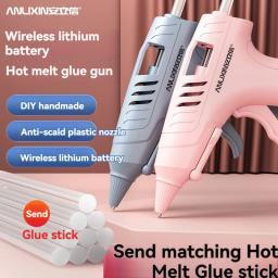 Pistola de cola quente 20w, mini pistolas industriais domésticas, faça você mesmo, ferramenta elétrica de reparo de temperatura de calor com bastões de cola de 7mm - Image 1