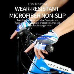 Kyncilor-Luvas antiderrapantes profissionais de ciclismo, Absorvente de choque, Resistente ao desgaste, Confortável, Respirável, Esportes ao ar livre - Image 2